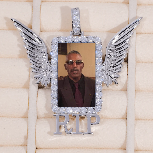 RIP WING 3D CUSTOM PICTURE PENDANT