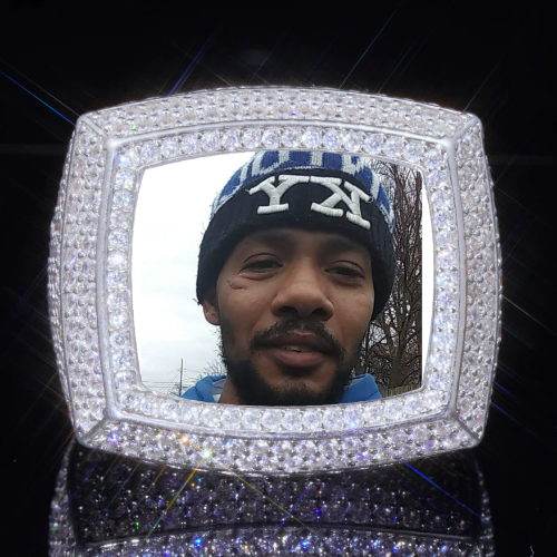 3D CUSTOM PICTURE ICED RING