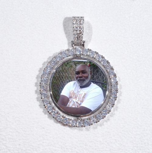 3D Spinning 2-Faced Custom Picture Pendant