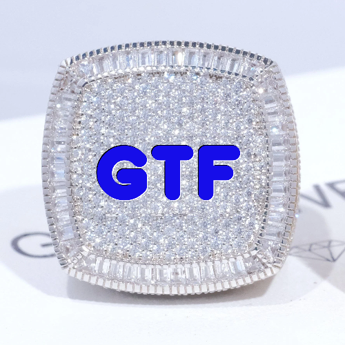 CUSTOM LETTER 3D ICED RING