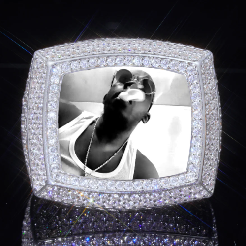 3D CUSTOM PICTURE ICED RING