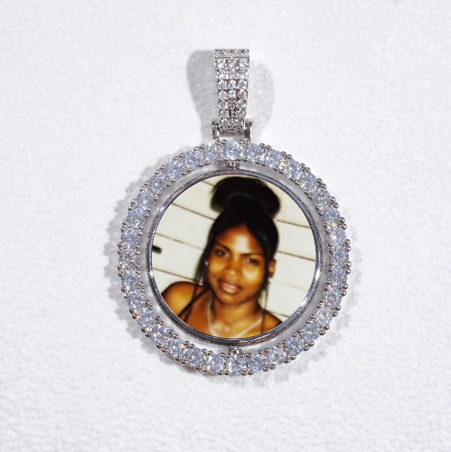 3D Spinning 2-Faced Custom Picture Pendant