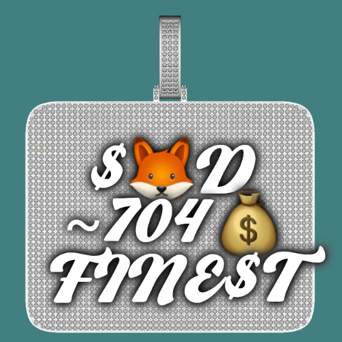 CUSTOM LETTER NECKLACE 3D BIG SQUARE