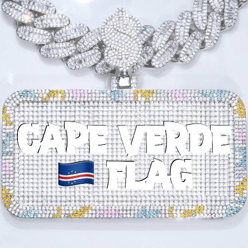 CUSTOM LETTER NECKLACE 3D COLORFUL SQUARE