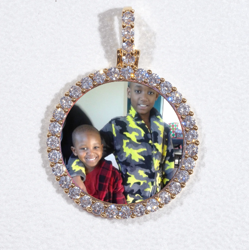 3D CIRCLE CUSTOM PICTURE PENDANT SMALL SIZE