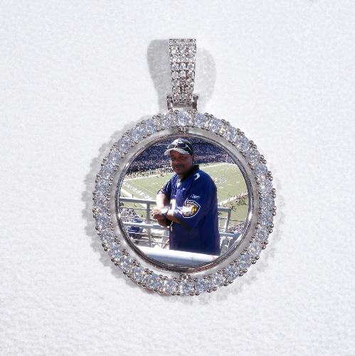 3D Spinning 2-Faced Custom Picture Pendant