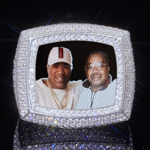 3D CUSTOM PICTURE ICED RING