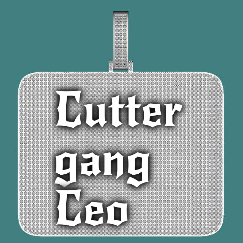 CUSTOM LETTER NECKLACE 3D BIG SQUARE