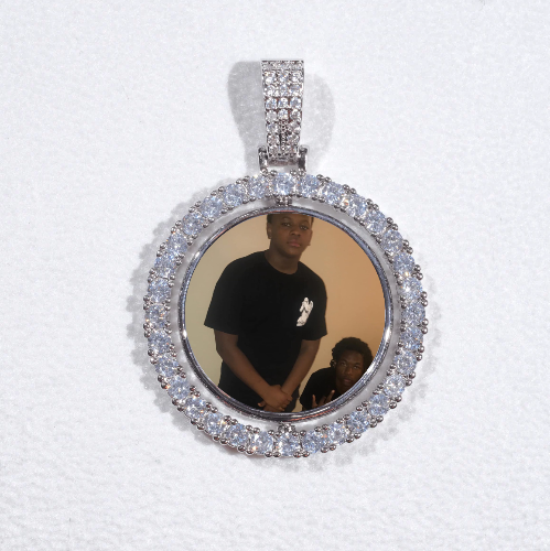 3D Spinning 2-Faced Custom Picture Pendant