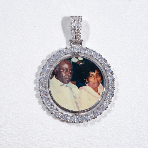 3D Spinning 2-Faced Custom Picture Pendant