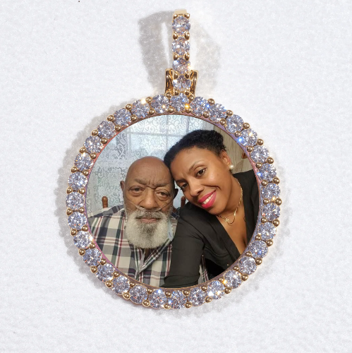 3D CIRCLE CUSTOM PICTURE PENDANT SMALL SIZE