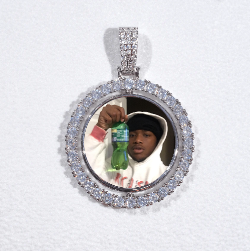 3D Spinning 2-Faced Custom Picture Pendant