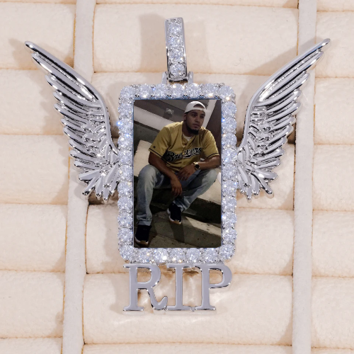 RIP WING 3D CUSTOM PICTURE PENDANT