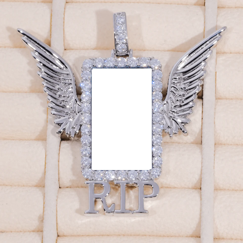 RIP WING 3D CUSTOM PICTURE PENDANT