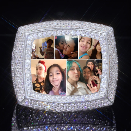 3D CUSTOM PICTURE ICED RING
