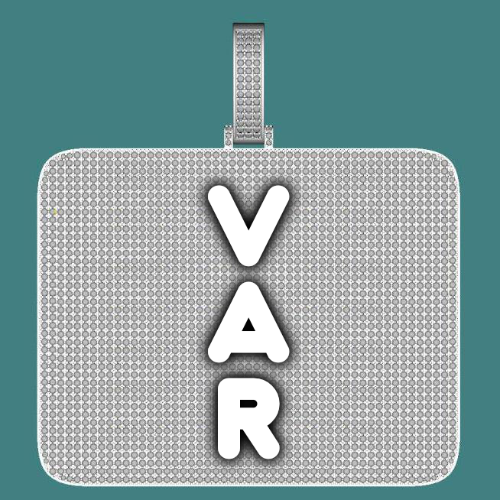 CUSTOM LETTER NECKLACE 3D BIG SQUARE