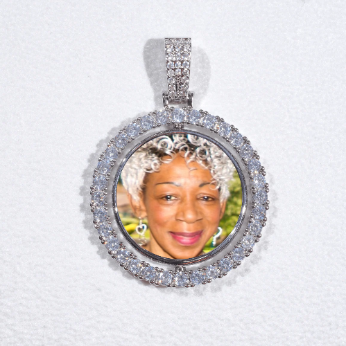 3D Spinning 2-Faced Custom Picture Pendant