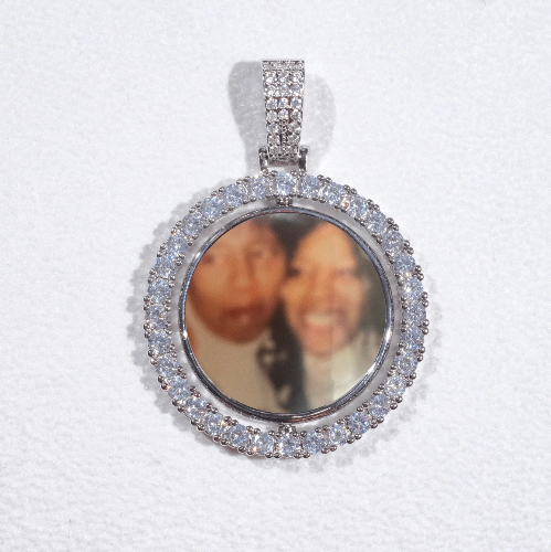 3D Spinning 2-Faced Custom Picture Pendant