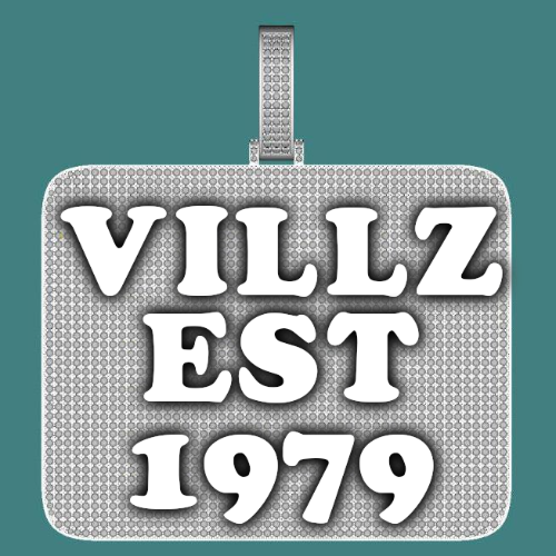 CUSTOM LETTER NECKLACE 3D BIG SQUARE