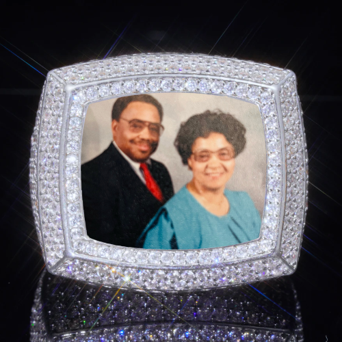3D CUSTOM PICTURE ICED RING