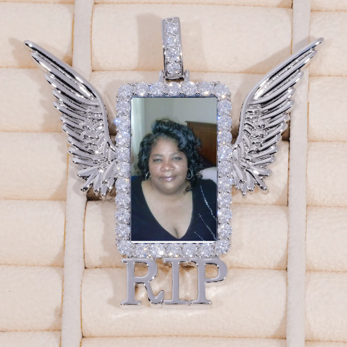 RIP WING 3D CUSTOM PICTURE PENDANT