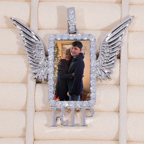 RIP WING 3D CUSTOM PICTURE PENDANT