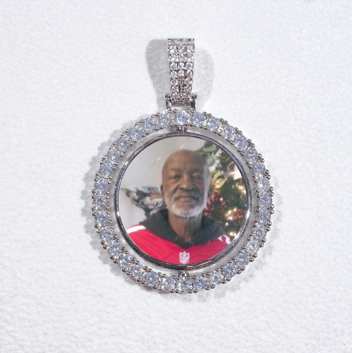 3D Spinning 2-Faced Custom Picture Pendant