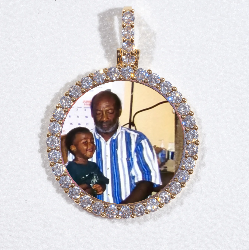 3D CIRCLE CUSTOM PICTURE PENDANT SMALL SIZE