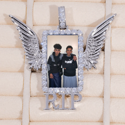 RIP WING 3D CUSTOM PICTURE PENDANT
