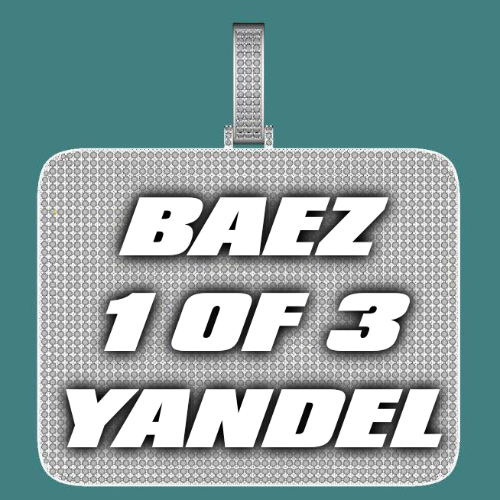 CUSTOM LETTER NECKLACE 3D BIG SQUARE