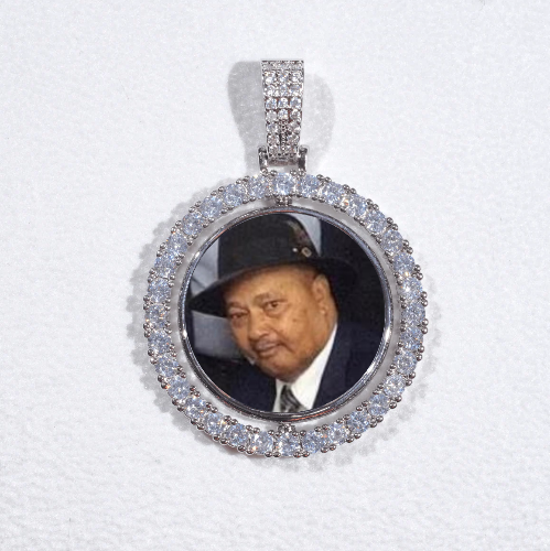 3D Spinning 2-Faced Custom Picture Pendant