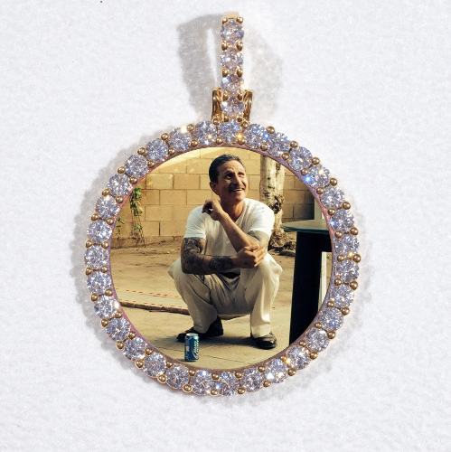 3D CIRCLE CUSTOM PICTURE PENDANT SMALL SIZE