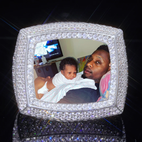 3D CUSTOM PICTURE ICED RING