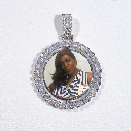 3D Spinning 2-Faced Custom Picture Pendant