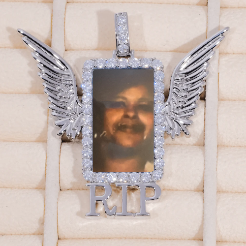 RIP WING 3D CUSTOM PICTURE PENDANT