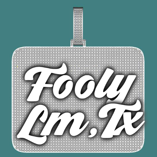 CUSTOM LETTER NECKLACE 3D BIG SQUARE