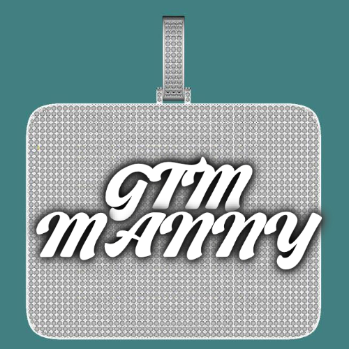 CUSTOM LETTER NECKLACE 3D BIG SQUARE