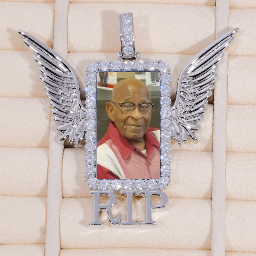 RIP WING 3D CUSTOM PICTURE PENDANT