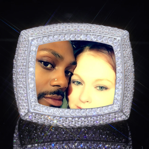 3D CUSTOM PICTURE ICED RING