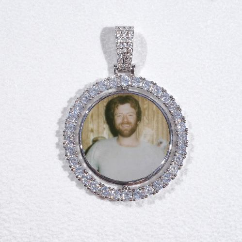 3D Spinning 2-Faced Custom Picture Pendant