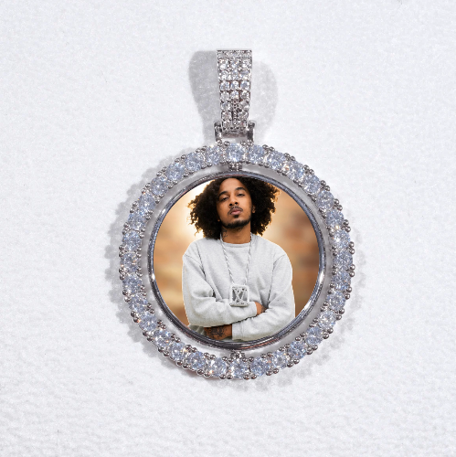 3D Spinning 2-Faced Custom Picture Pendant