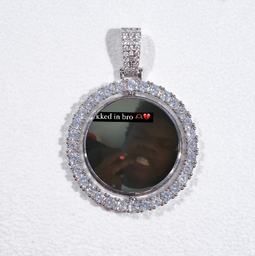 3D Spinning 2-Faced Custom Picture Pendant