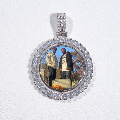 3D Spinning 2-Faced Custom Picture Pendant
