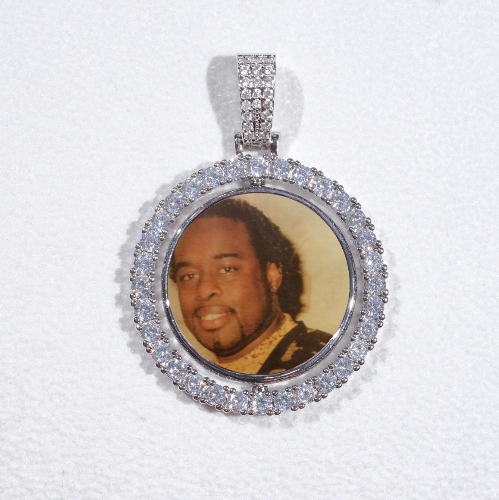 3D Spinning 2-Faced Custom Picture Pendant