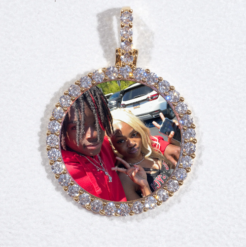 3D CIRCLE CUSTOM PICTURE PENDANT SMALL SIZE