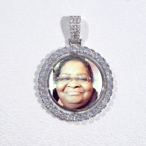 3D Spinning 2-Faced Custom Picture Pendant