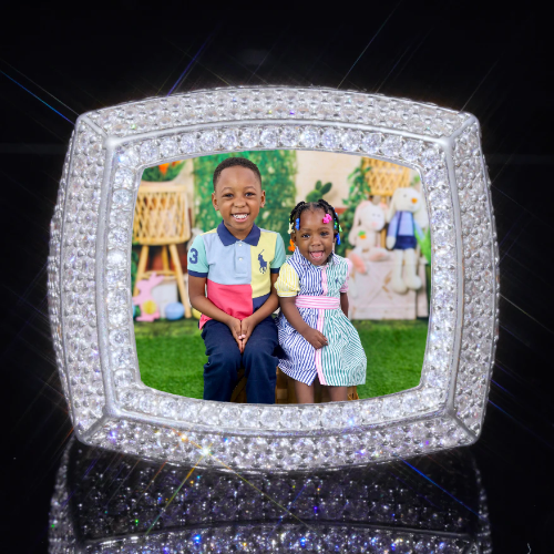 3D CUSTOM PICTURE ICED RING