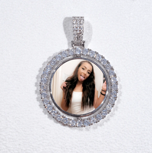 3D Spinning 2-Faced Custom Picture Pendant