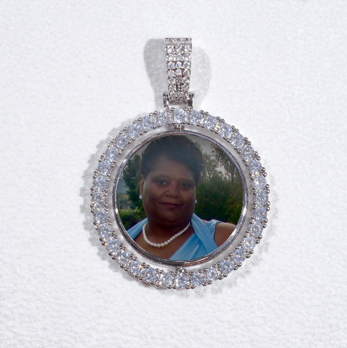 3D Spinning 2-Faced Custom Picture Pendant