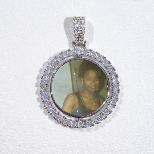 3D Spinning 2-Faced Custom Picture Pendant